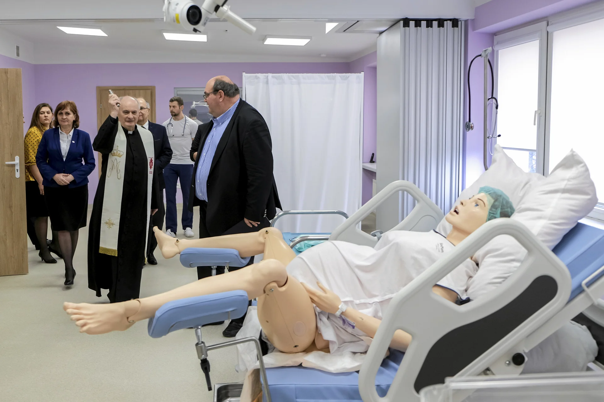 Tak wyglądało otwarcie Centrum Symulacji Medycznej Uniwersytetu Rzeszowskiego.