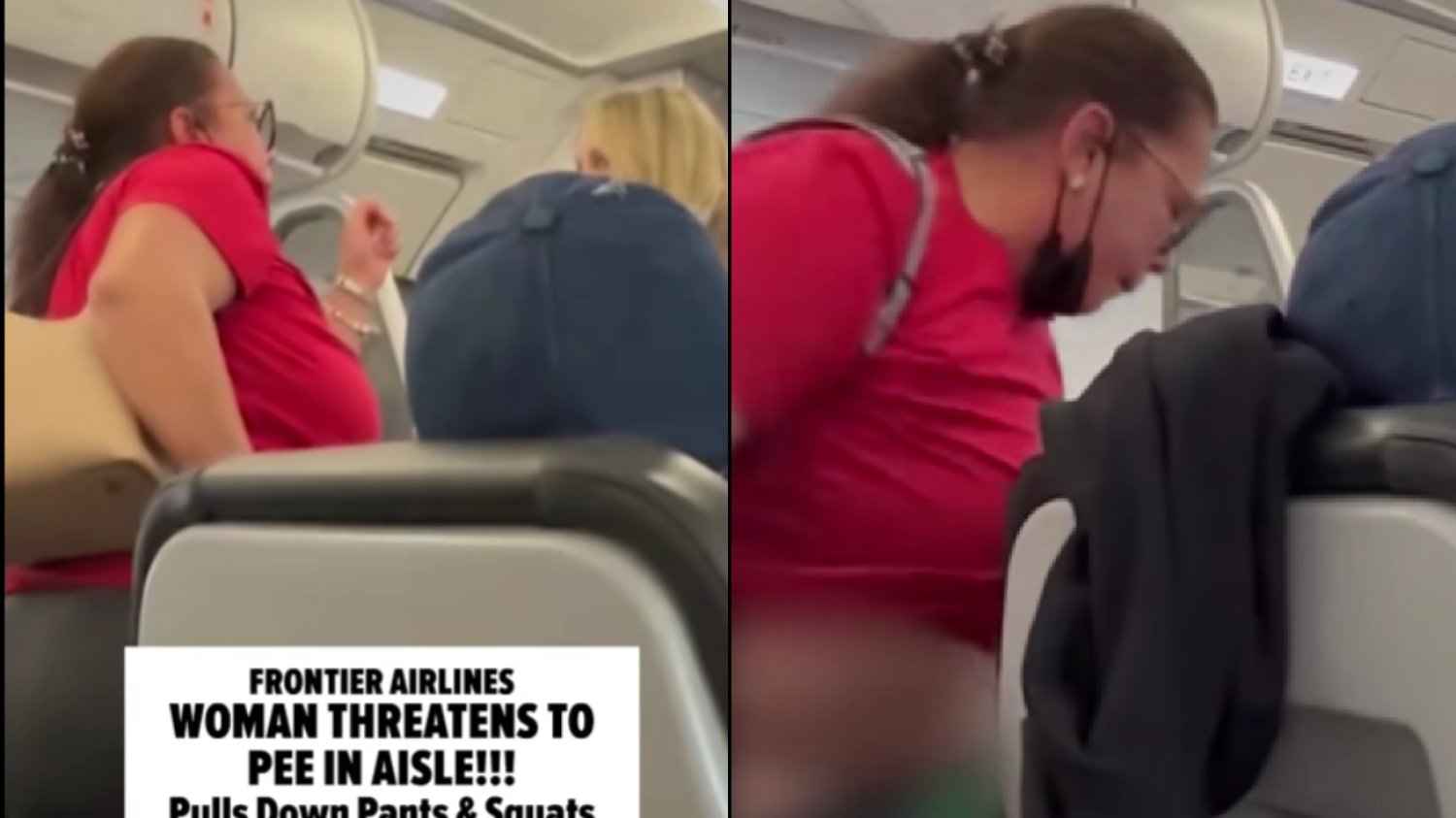 USA. Awantura na pokładzie samolotu. Kobieta próbowała oddać mocz.