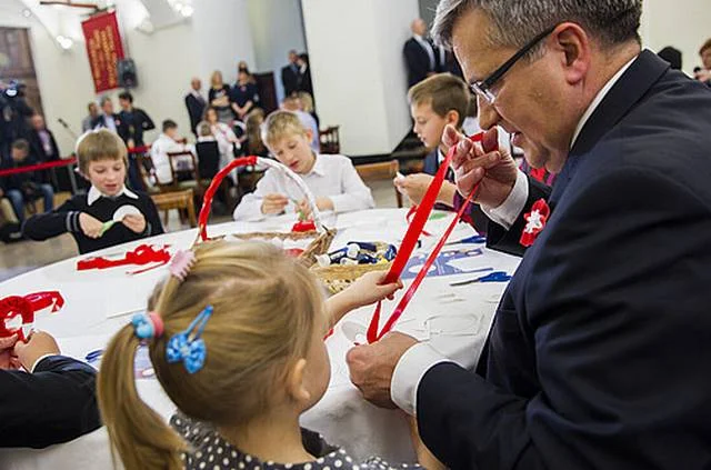 Prezydent Bronisław Komorowski podczas obchodów Dnia Niepodległości, Warszawa