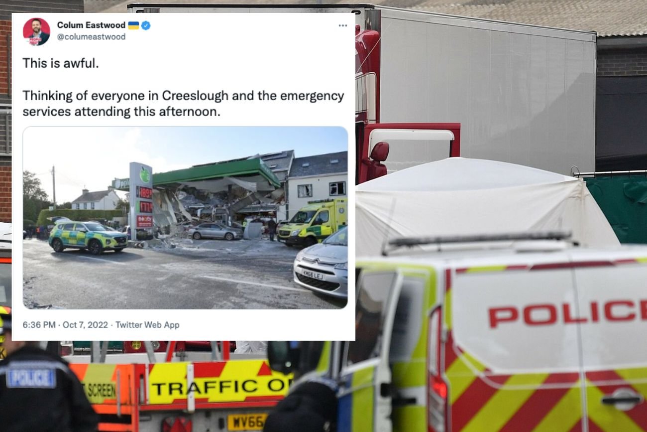 Wybuch na stacji benzynowej w Iralndii.