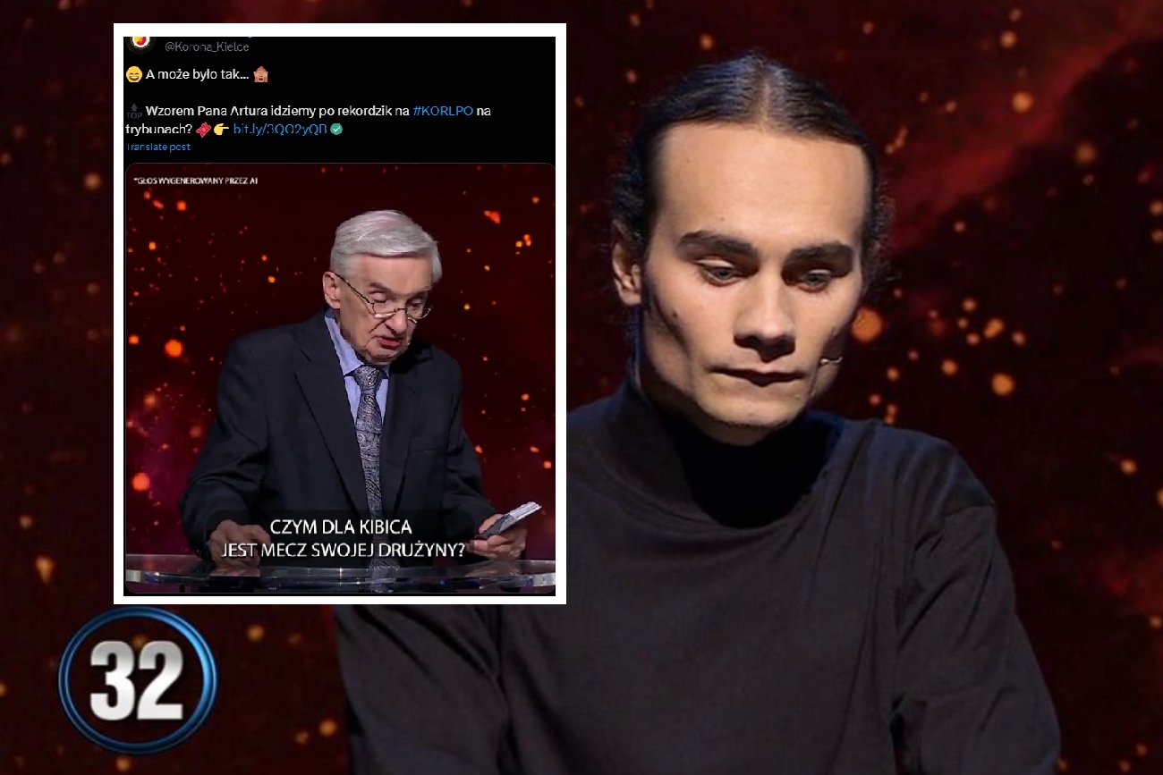 Polskie kluby piłkarskie wykorzystały wizerunek pana Artura z "1 z 10"