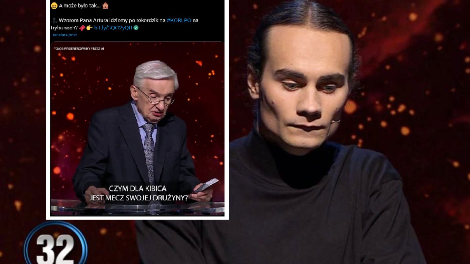Polskie kluby piłkarskie wykorzystały wizerunek pana Artura z "1 z 10"