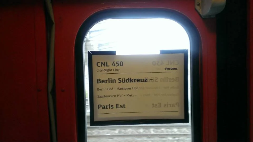 Widok z okna Perseusa na trasie Berlin - Paryż