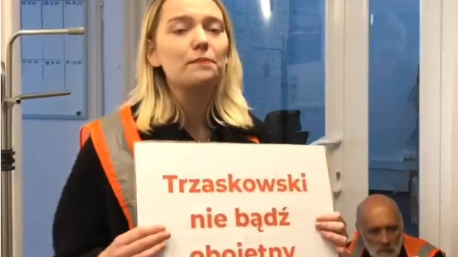 Okupacja sztabu Rafała Trzaskowskiego