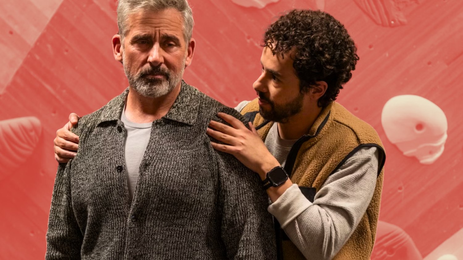 Steve Carrel i Ramy Youssef w "Mountainhead"