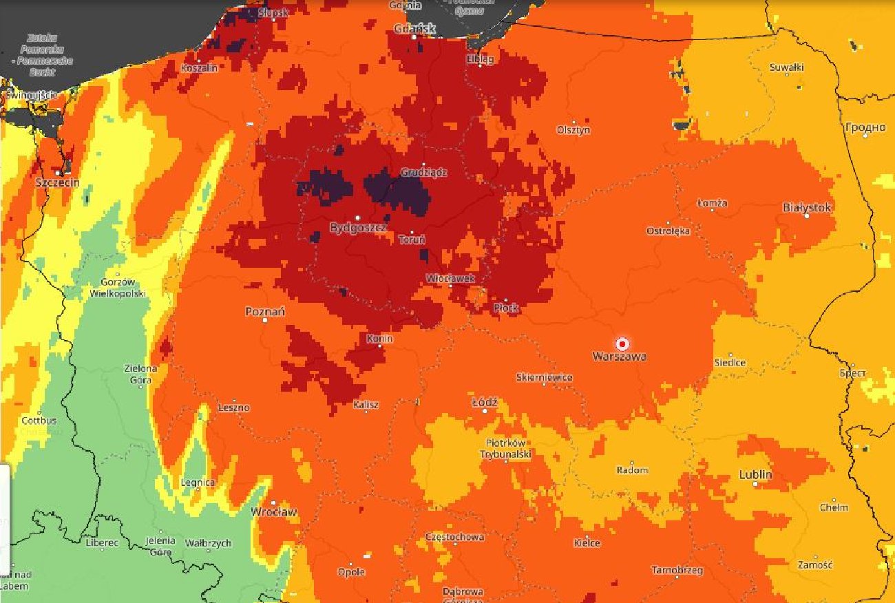 Susza hydrologiczna, zagrożenie pożarowe i burze. IMGW ostrzega