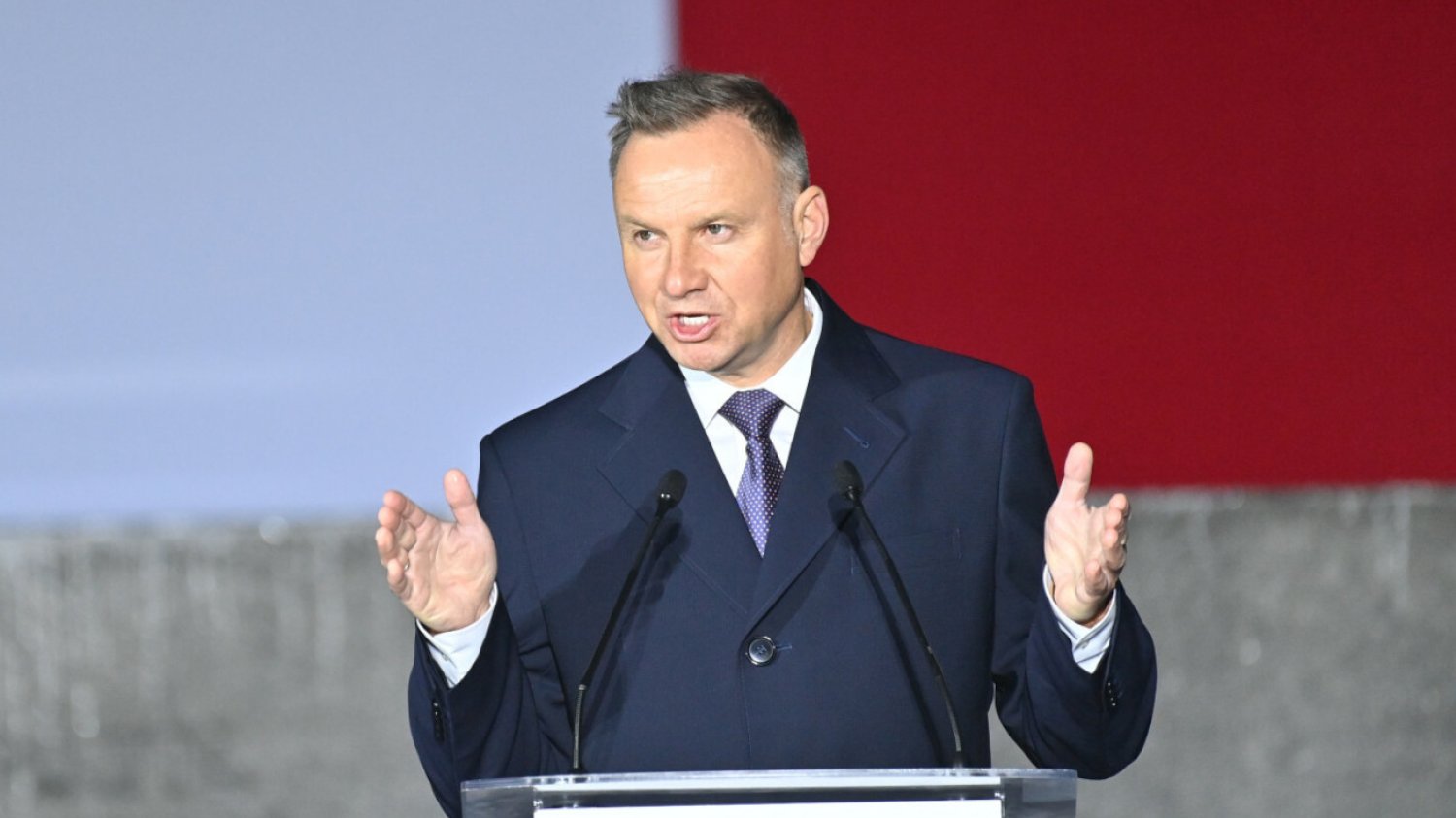 Andrzej Duda na uroczystościach na Westerplatte. 84. rocznica wybuchu drugiej wojny światowej