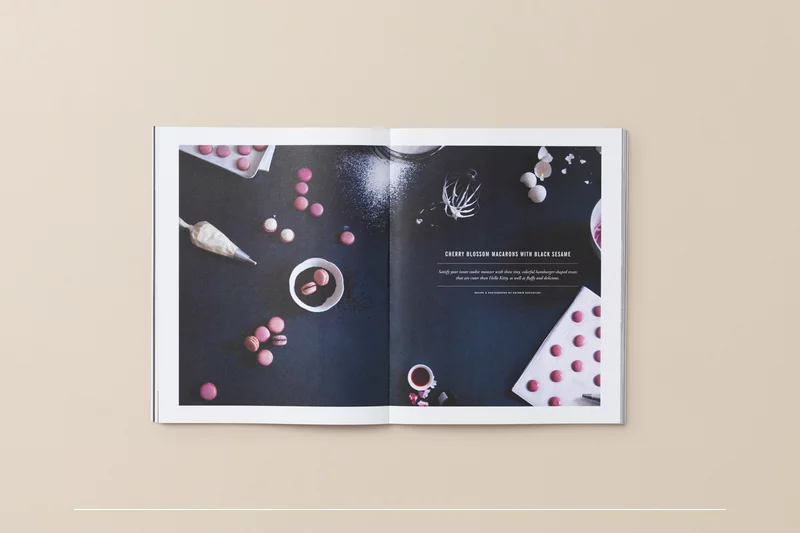Kinfolk, magazyn celebrujący jedzenie.