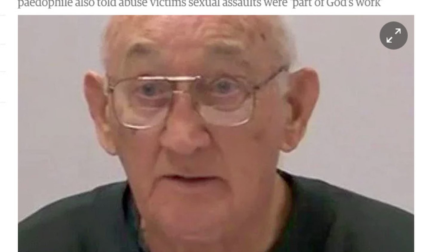 Były ksiądz - pedofil Gerald Ridsdale