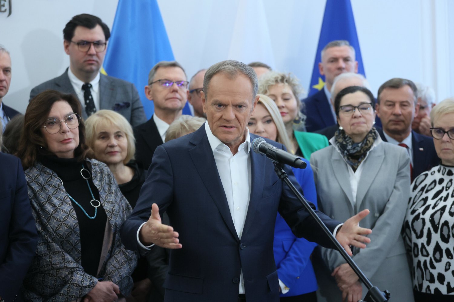 Oświadczenie przewodniczącego Platformy Obywatelskiej Donalda Tuska po przyjęciu przez Sejm zmian w Kodeksie wyborczym.