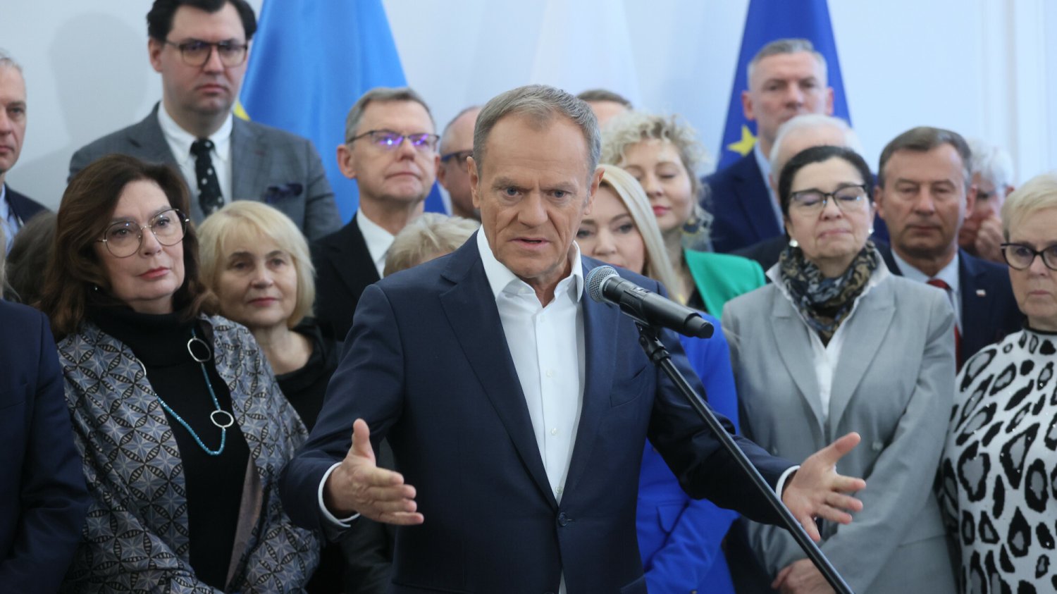 Oświadczenie przewodniczącego Platformy Obywatelskiej Donalda Tuska po przyjęciu przez Sejm zmian w Kodeksie wyborczym.