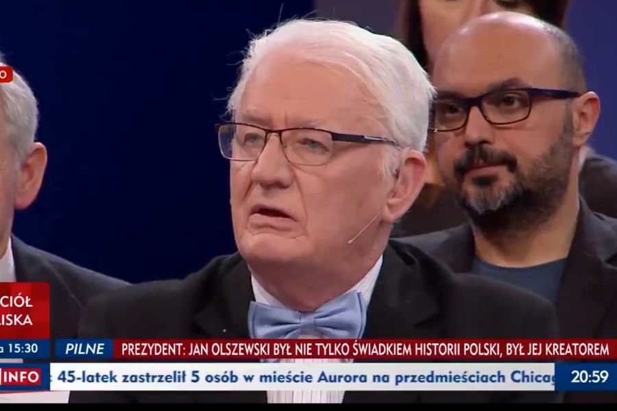 Krzysztof Wyszkowski zamiast o zmarłym premierze mówił o Donaldzie Tusku