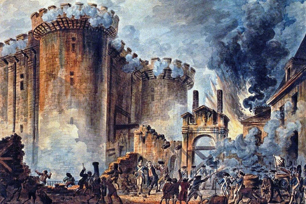 Jean-Pierre Houel, obraz "Szturm Bastylii".