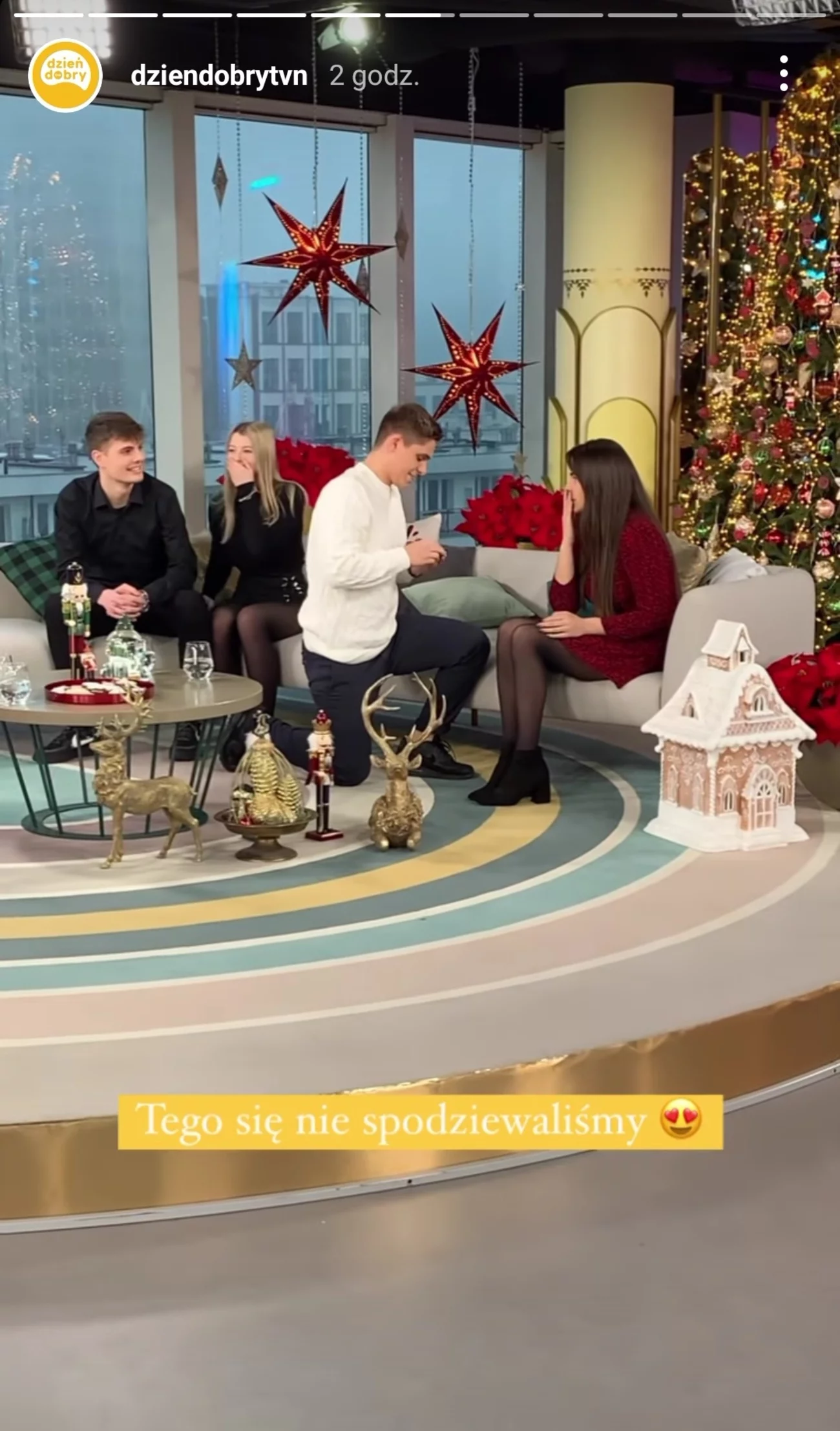 Oświadczyny w Dzień Dobry TVN. Wicemistrz świata juniorów w tenisie stołowym
