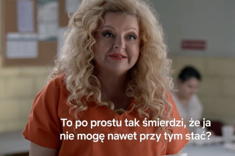 Magda Gessler promuje najnowszy sezon "Orange is the New Black"