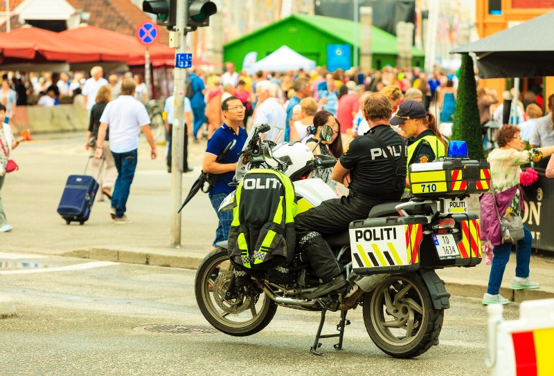 Norwegowie mówią, że policja jest bardzo przyjazna