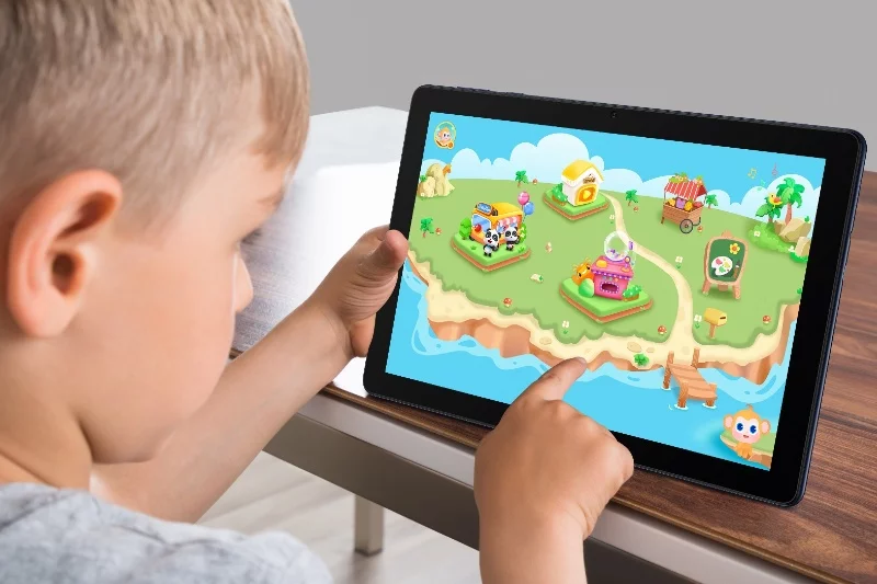 "Kącik dziecięcy" to specjalna funkcja w modelach Huawei MatePad T10 i T10s, która dostosowuje tablet do potrzeb dziecka