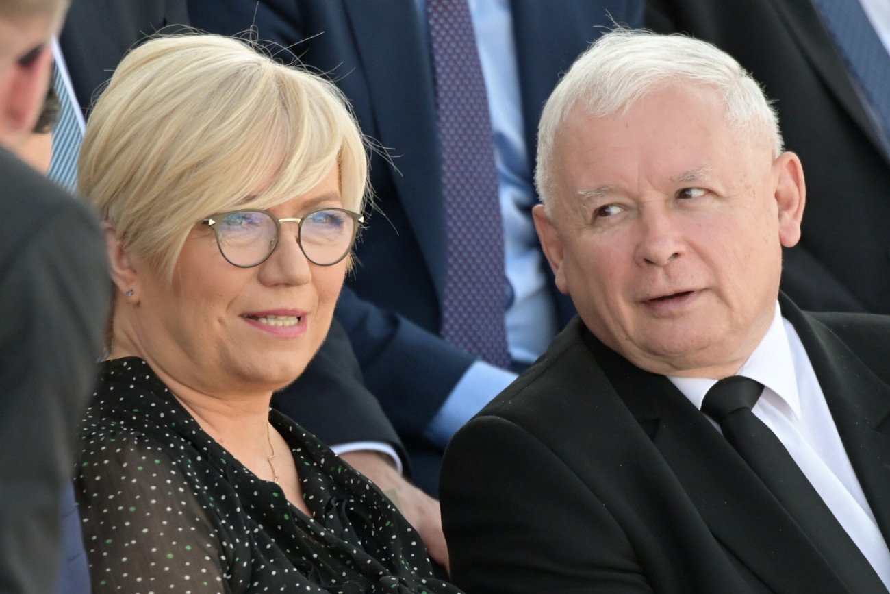 Julia Przyłębska i Jarosław Kaczyński