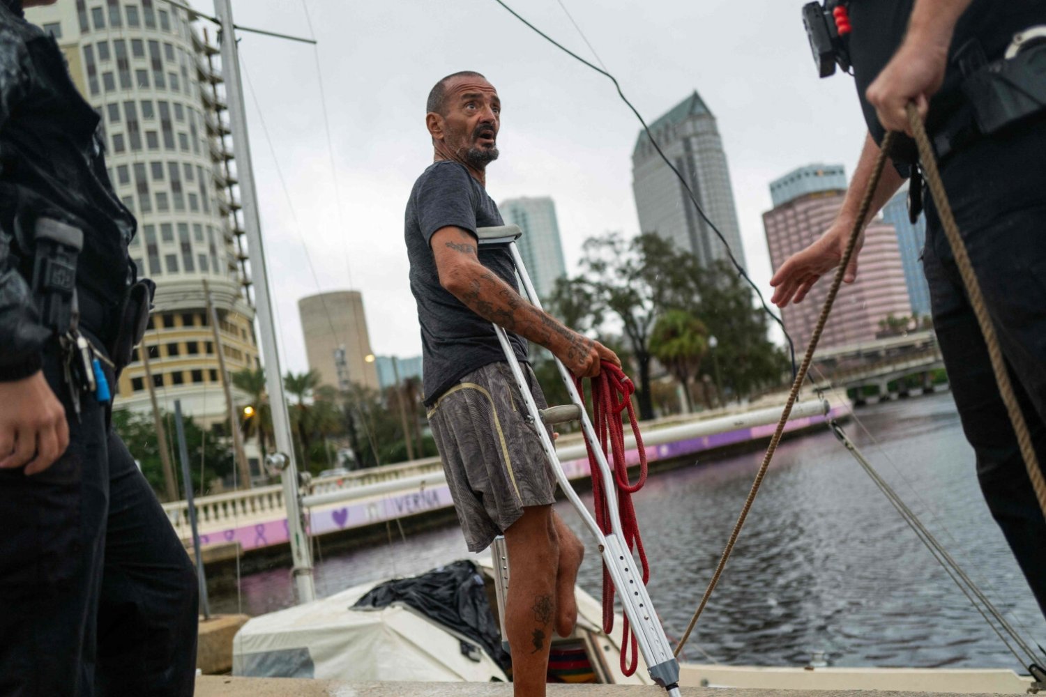 Joseph Malinowski zszokował Amerykanów. To wyczyniał podczas huraganu.