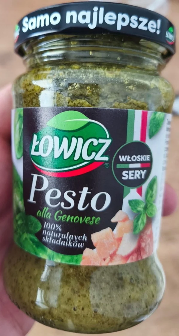 Pesto Łowicz wycofane. GIS: dwie partie, wrzesień 2026 Słoik zielonego pesto Łowicz wycofanego przez GIS po podejrzeniu skażenia surowca