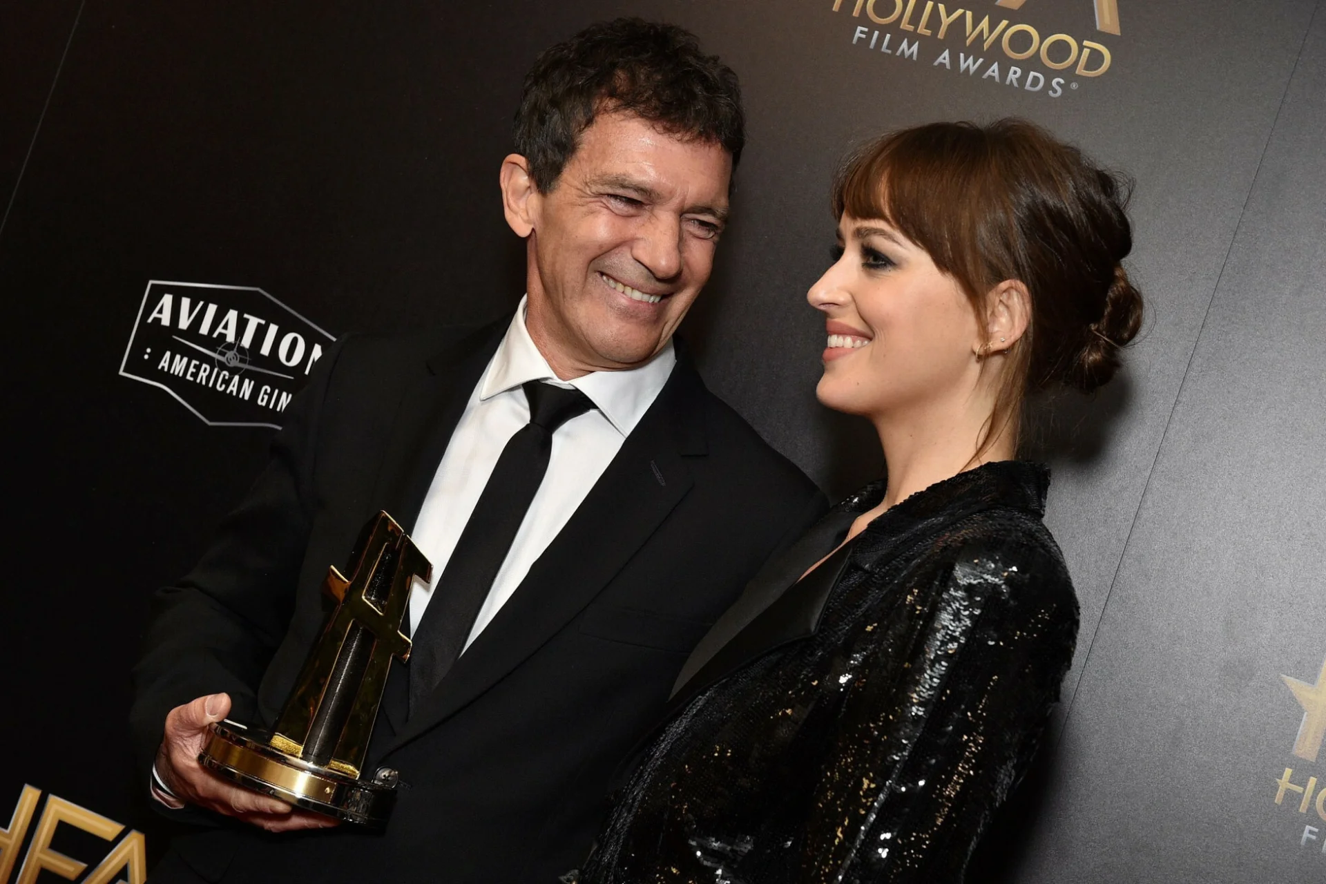 Dakota Johnson i Antonio Banderas Antonio Banderas i Dakota Johnson