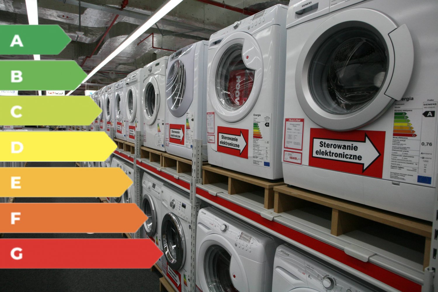 Nowe etykiety na sprzęcie AGD mają informować o wydajności produktów.