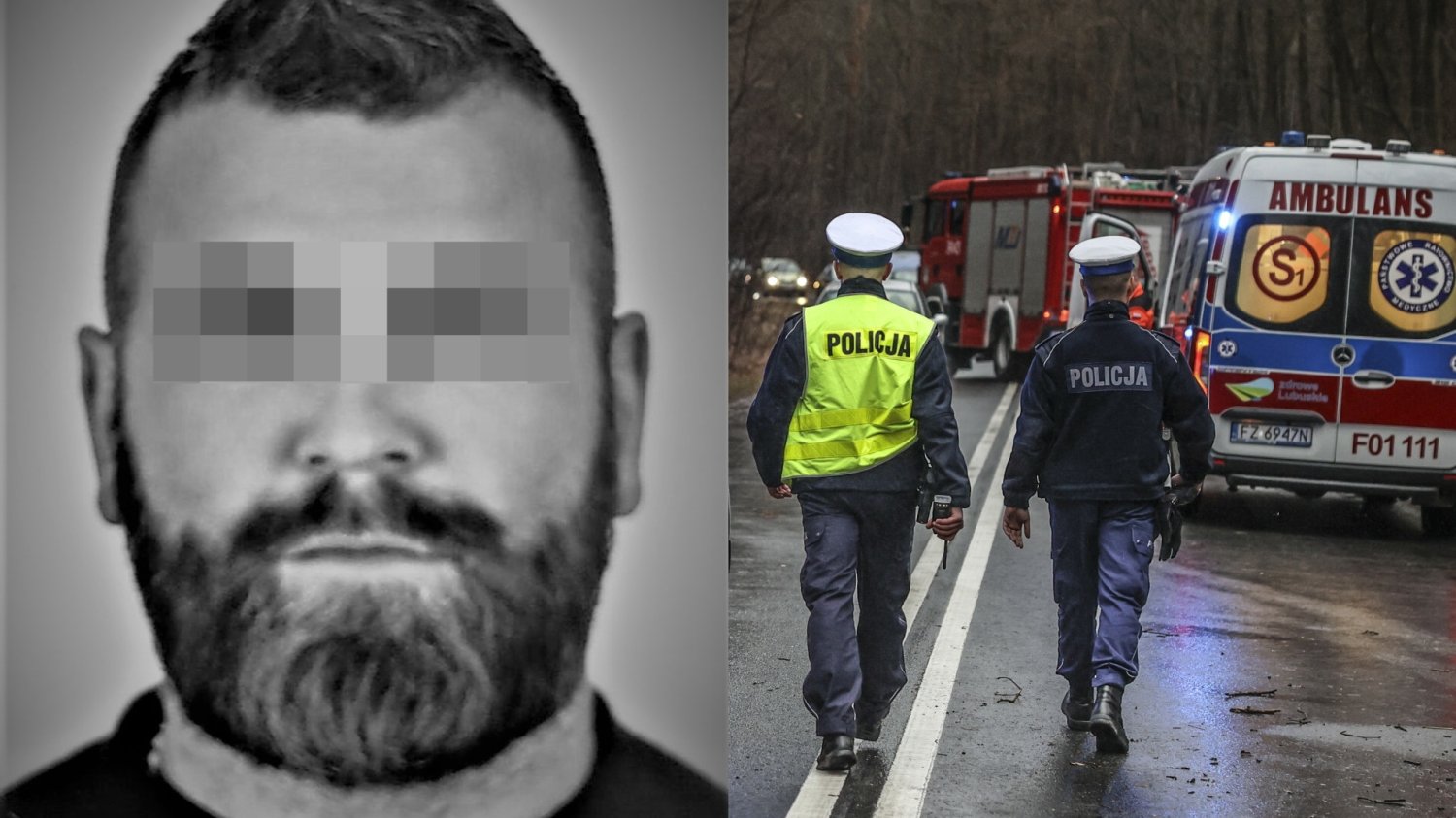 Policjant, który spowodował wypadek drogowy, był pod wpływem alkoholu.