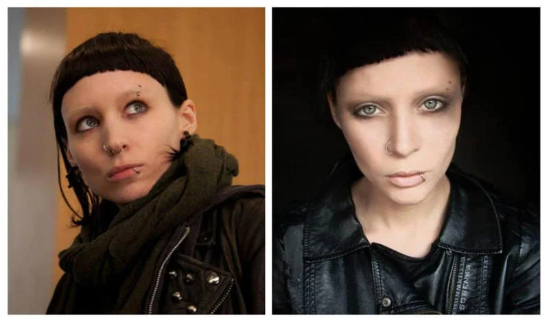 Lisbeth Salander z "Dziewczyny z tatuażem".