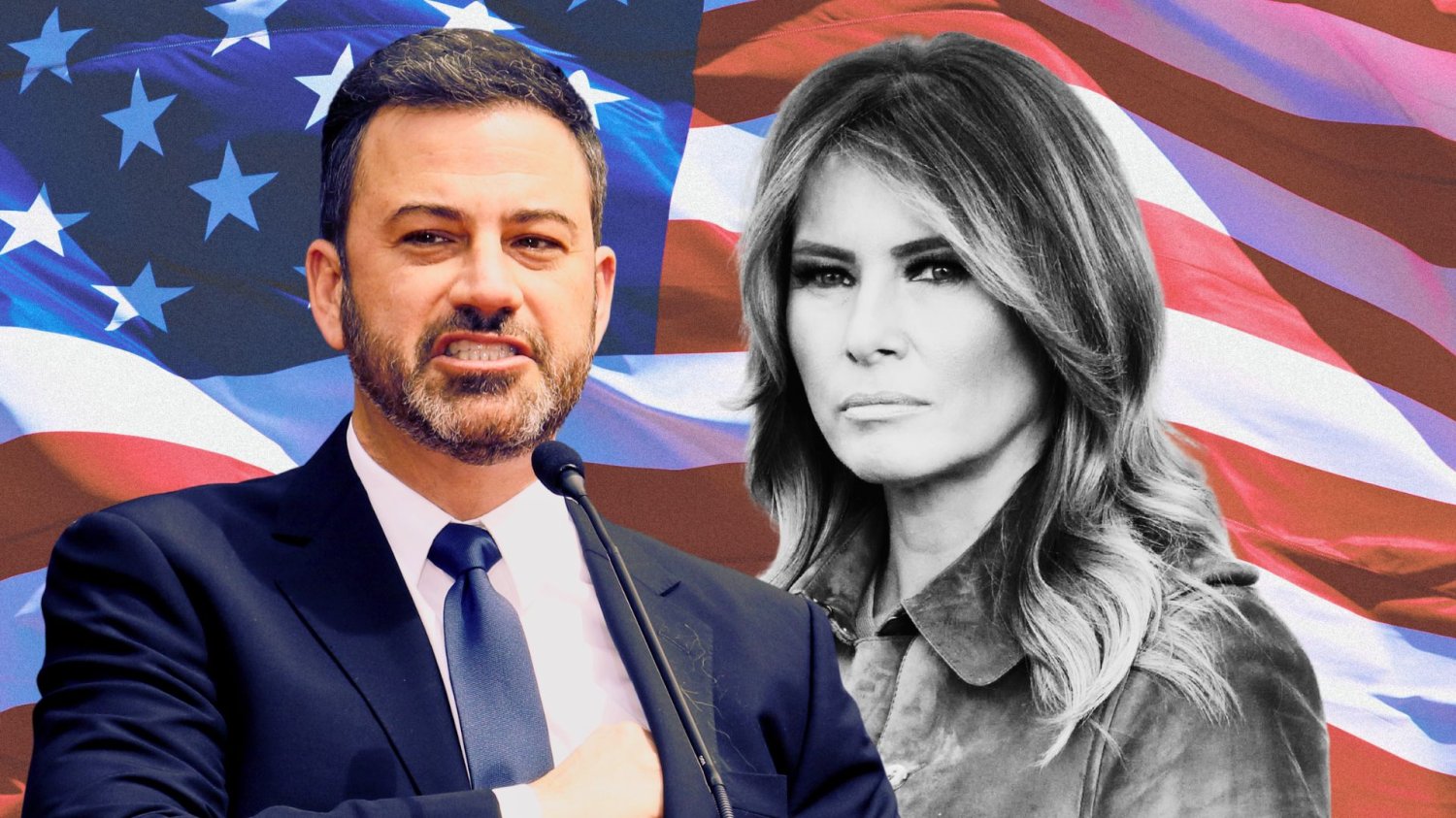 Jimmy Kimmel i Melania Trump