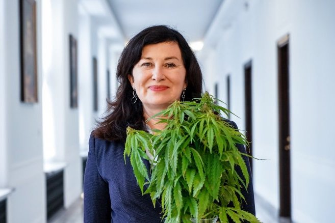 Beata Maciejewska - przewodnicząca Parlamentarnego Zespołu ds. Legalizacji Marihuany.