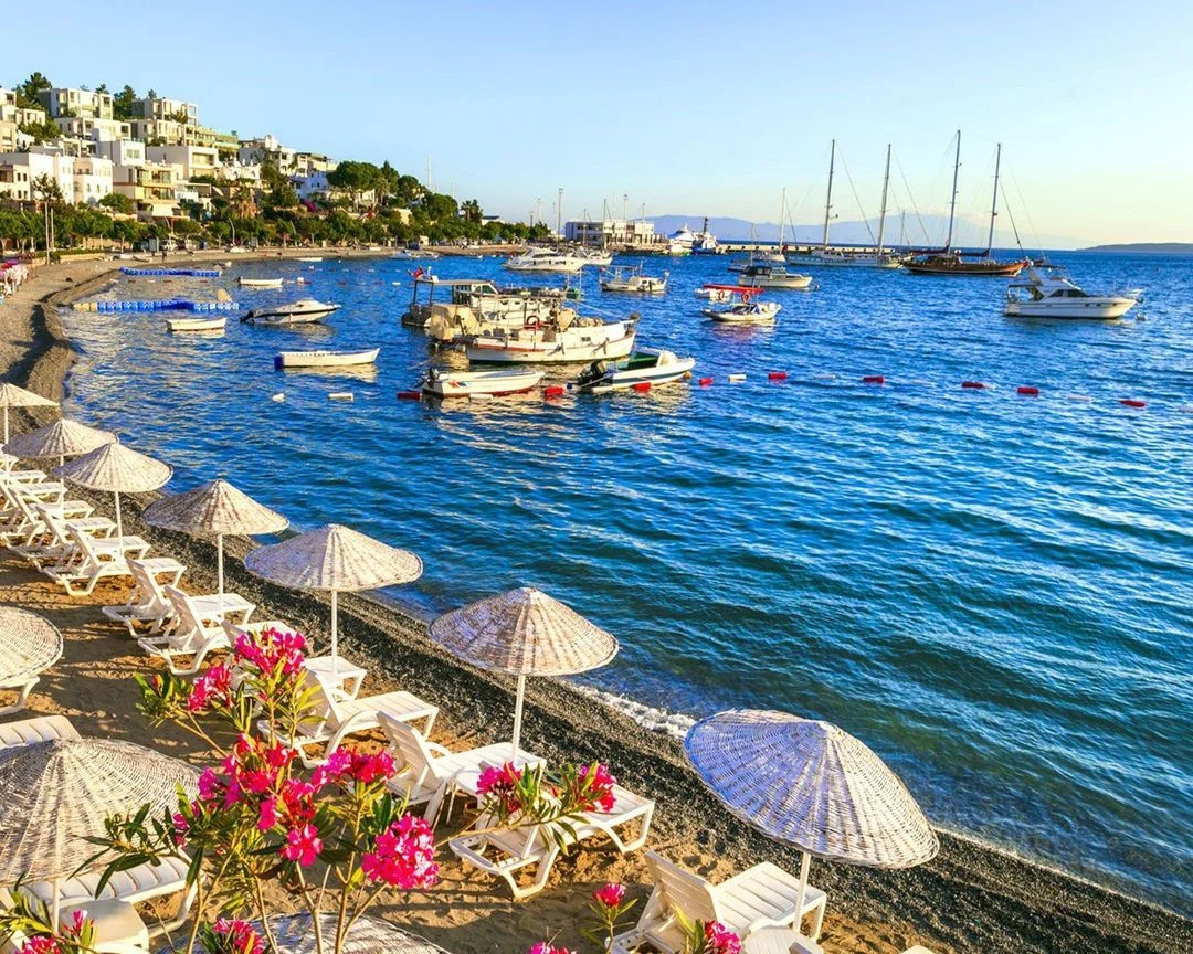Jedna z plaż w Bodrum.