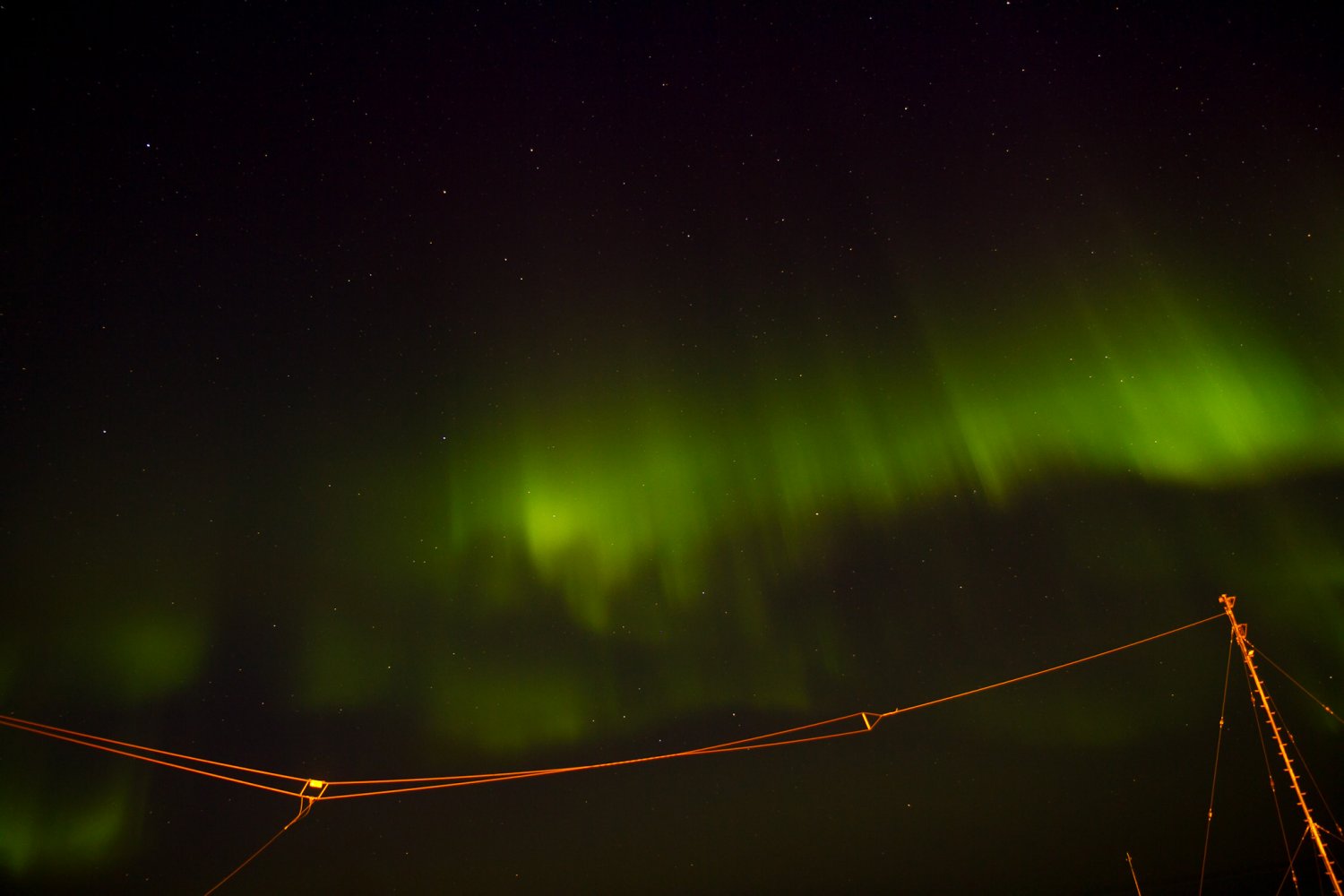 Pierwsza zorza polarna (24.09)