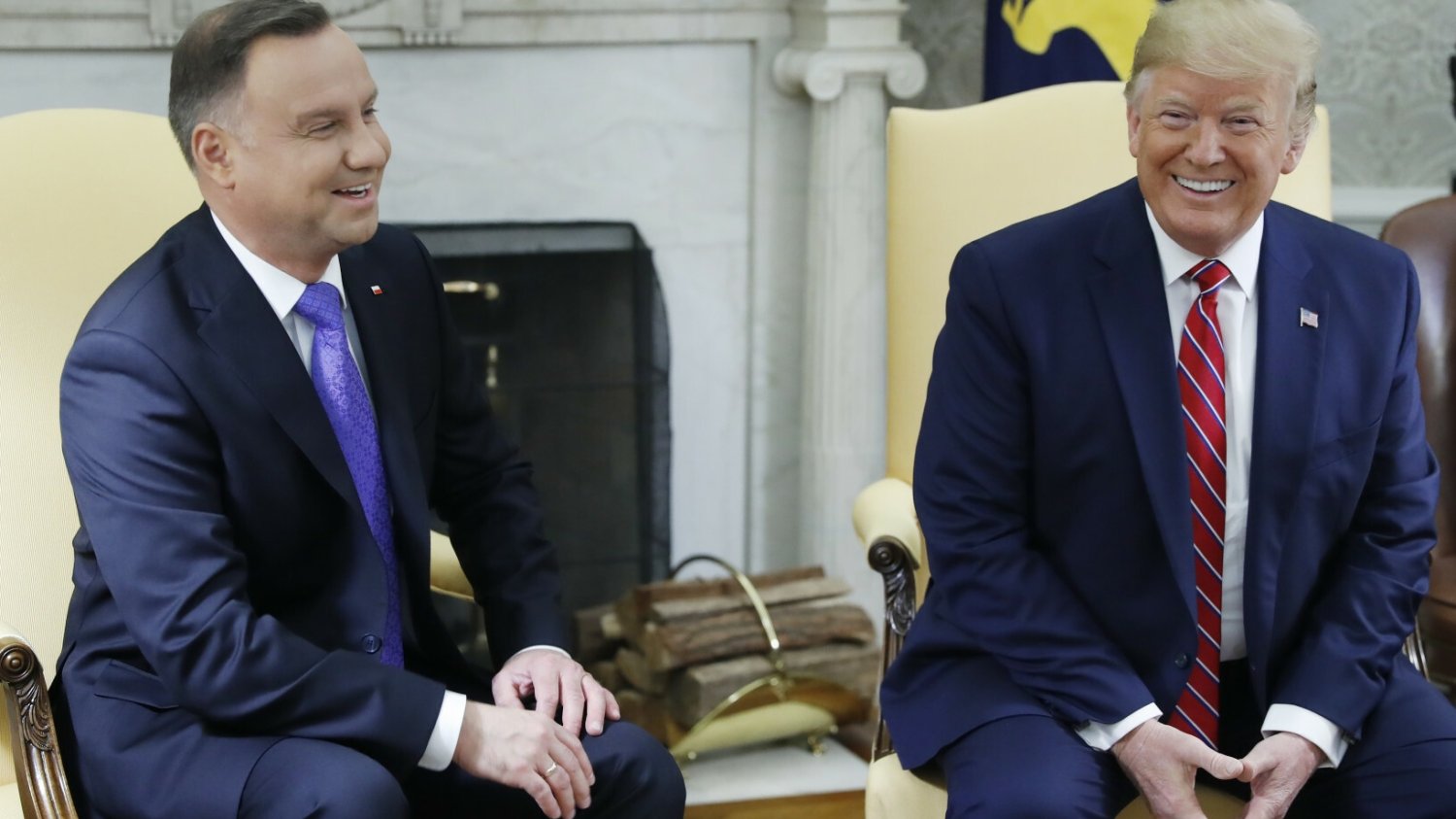 Duda mówił jak rzecznik Trumpa. "Znam prezydenta"