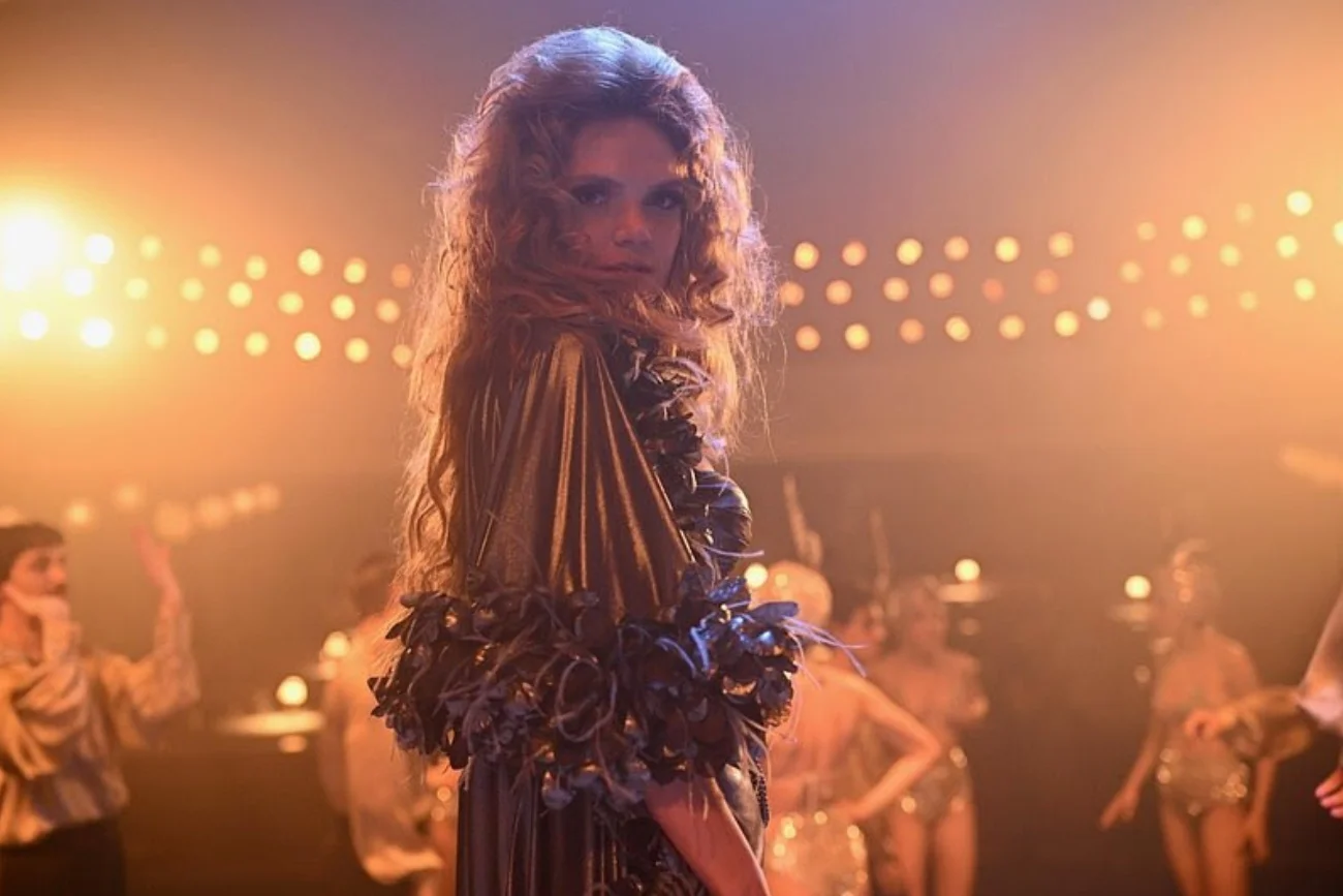 Sandra Drzymalska jako Violetta Villas w filmie "Dzięcioł i Violetta"