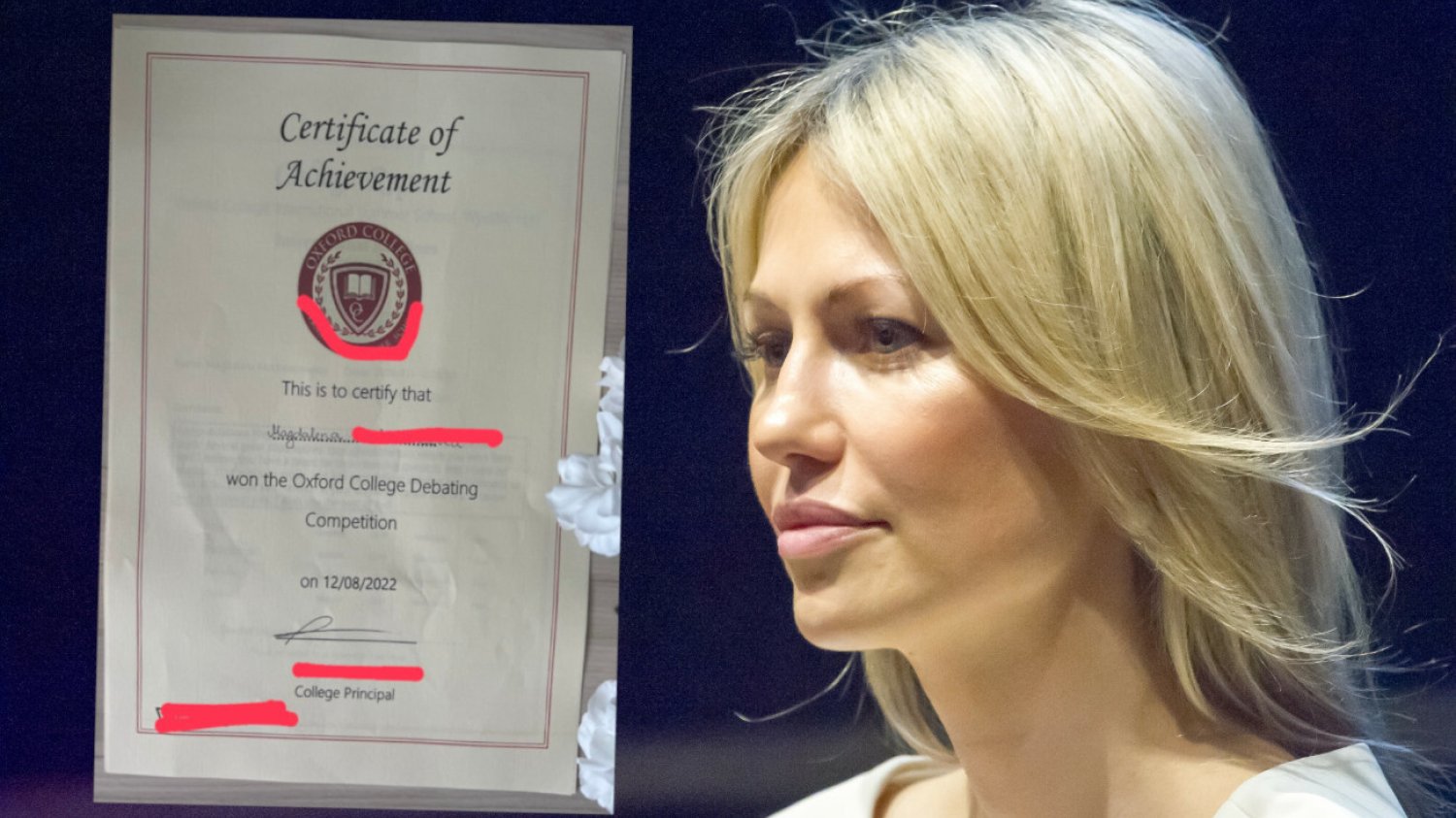 Magdalena Ogórek pochwaliła się dyplomem córki z Oxfordu. Prawda szybko wyszła jednak na jaw Magdalena Ogórek pochwaliła się dyplomem córki z Oxfordu. Prawda szybko wyszła jednak na jaw