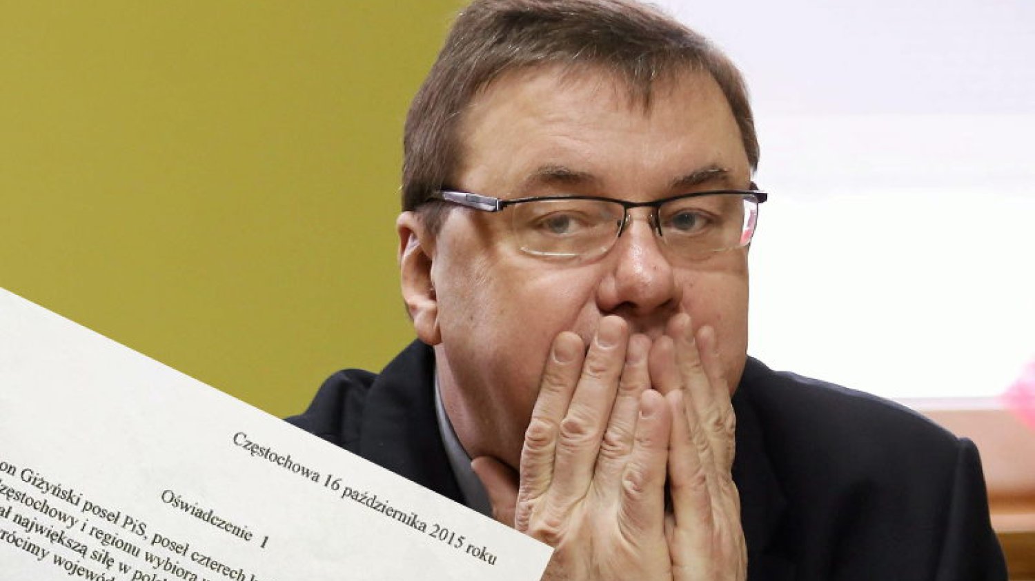 Szymon Giżyński dużo obiecał swoim wyborcom, teraz będzie się musiał tłumaczyć.