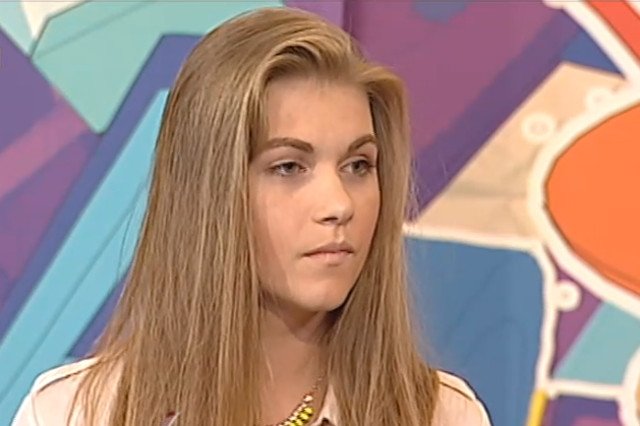 Maria Sokołowska podczas programu "Westerplatte młodych"