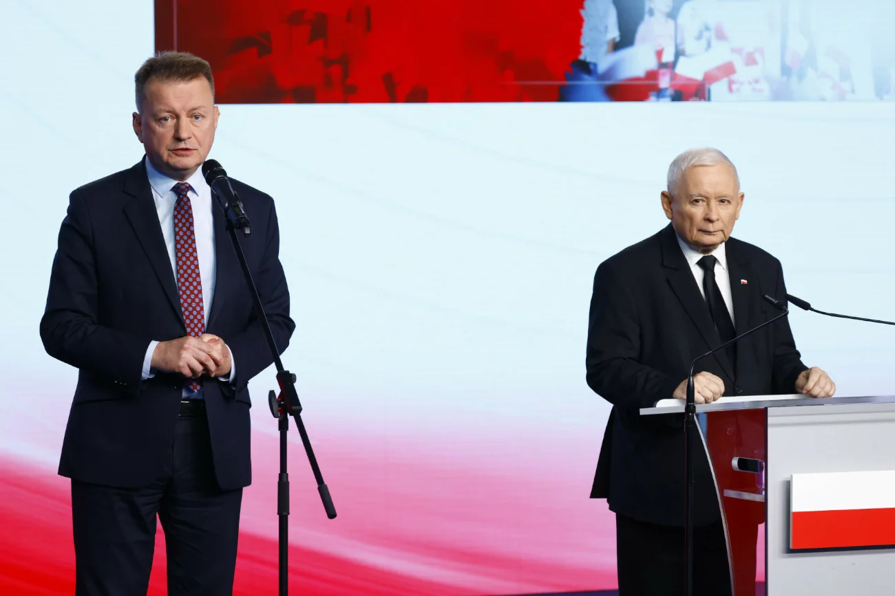 Mariusz Błaszczak i Jarosław Kaczyński