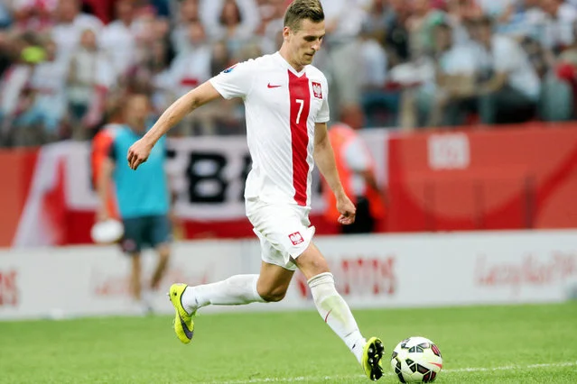 Arkadiusz Milik, jeden z czołowych piłkarzy reprezentacji.