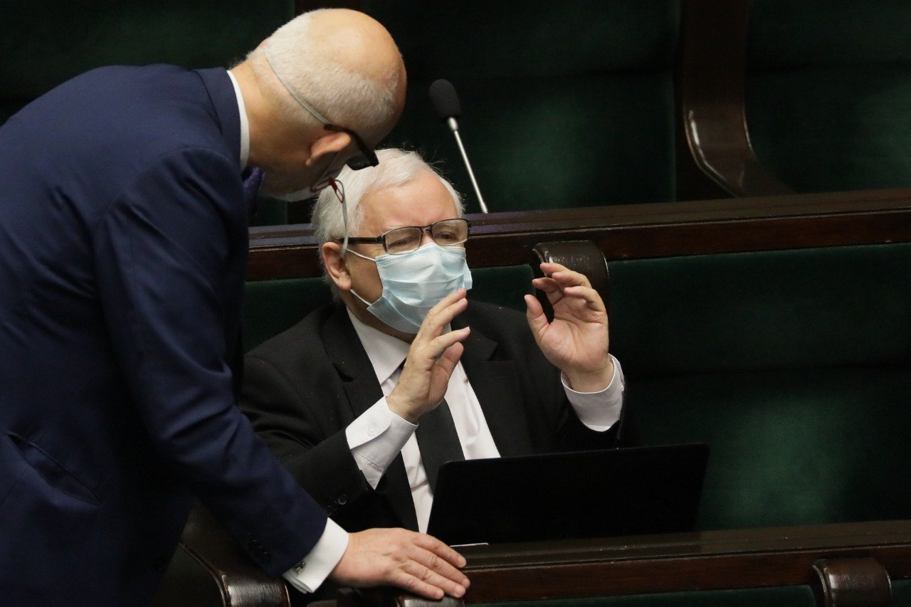 Jarosław Kaczyński ocenił. że to dzięki PiS udało się zorganizować "konstytucyjne" wybory prezydenckie.