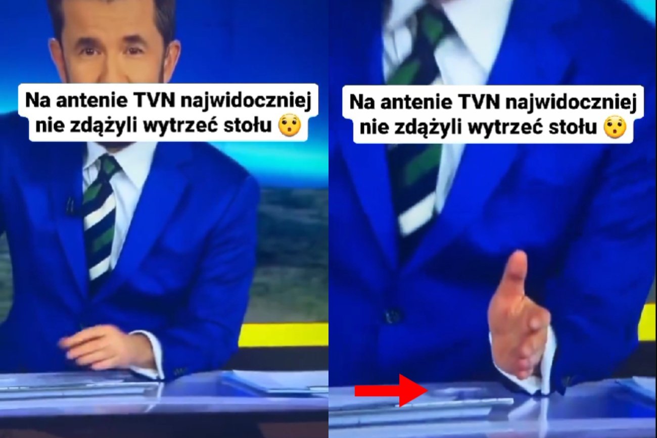 "Fakty" TVN i afera z białą kreską na stole. "Zawsze coś tam się wysypie"