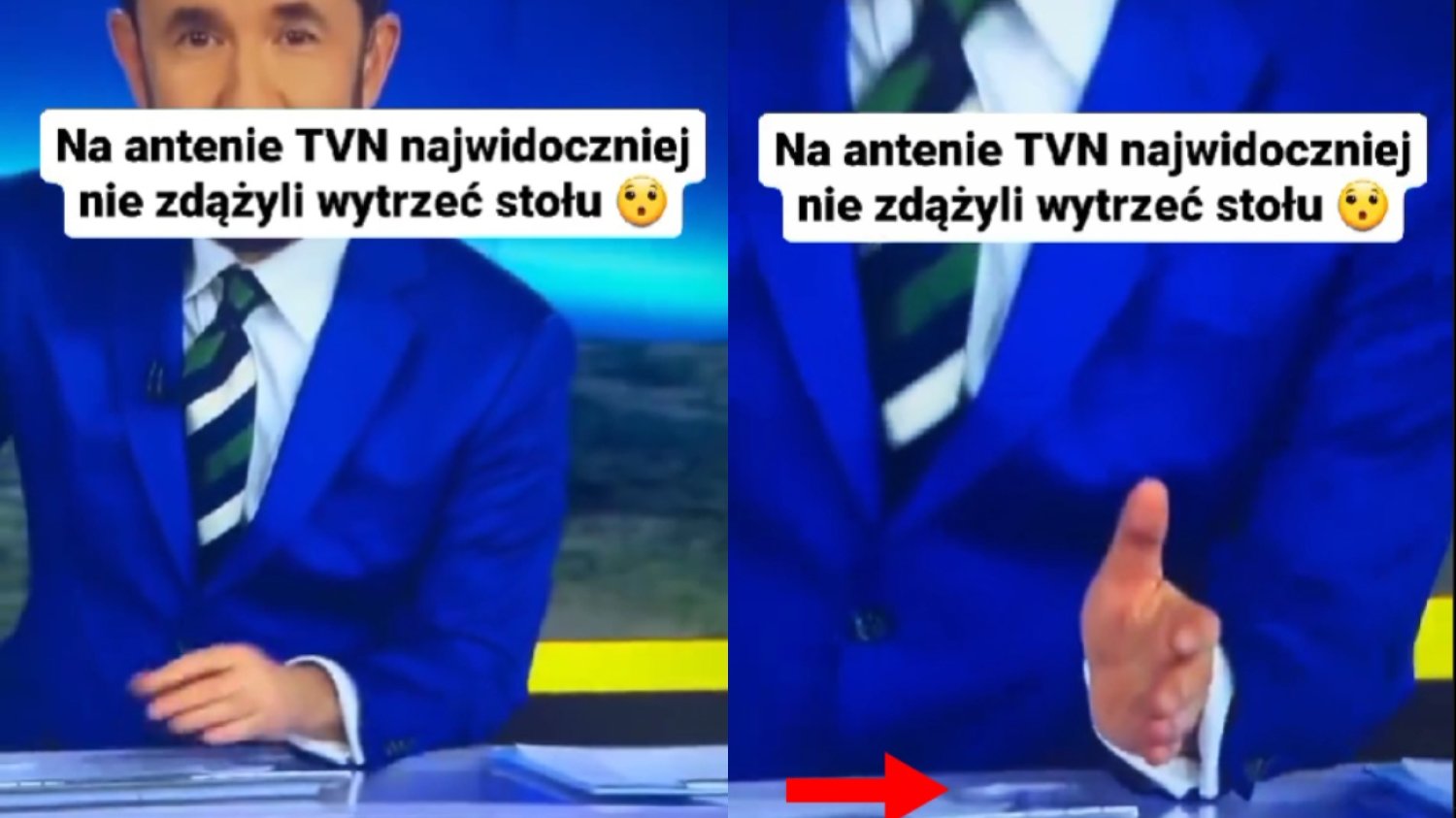 "Fakty" TVN i afera z białą kreską na stole. "Zawsze coś tam się wysypie"