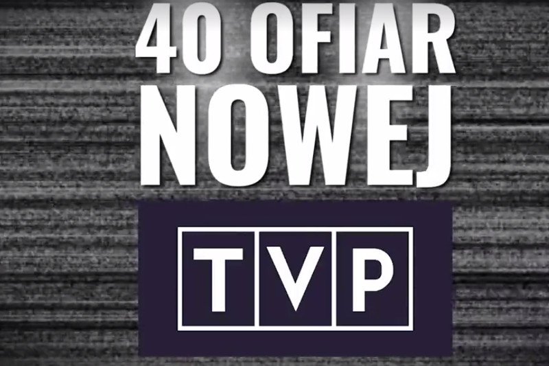 40 ofiar "dobrej zmiany" w TVP. Dopiero w ten sposób można zobaczyć skalę tego, co się tam dzieje