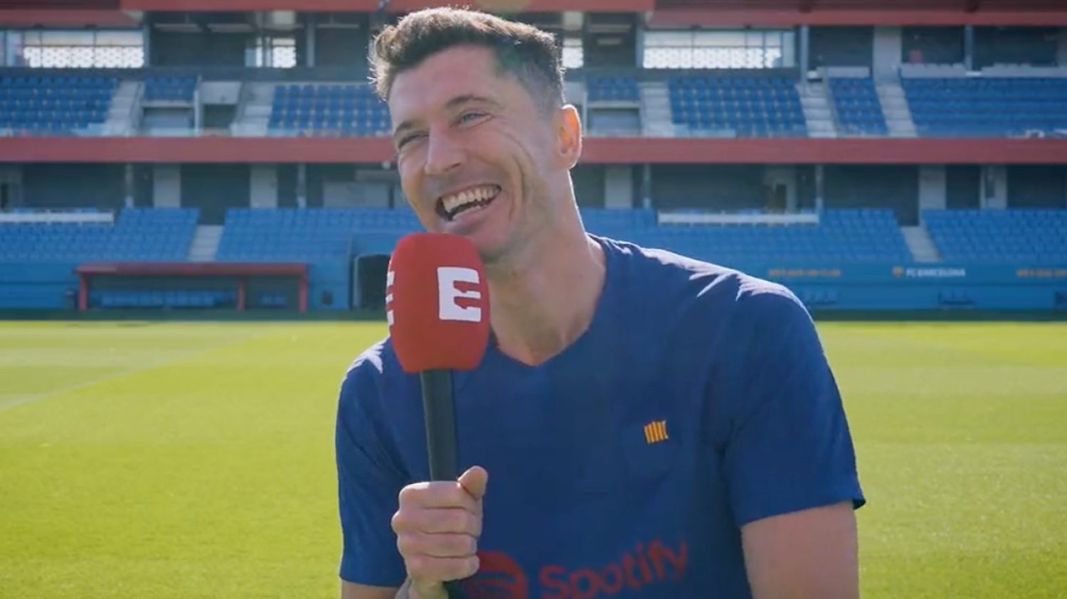 Robert Lewandowski z dystansem podszedł do tego, w jakiej jest obecnie formie w barwach Barcelony.