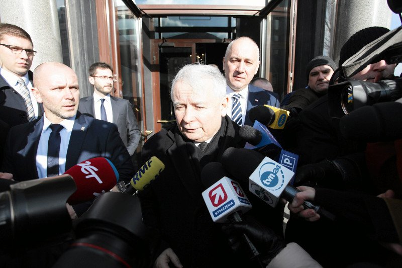 Kaczyński zachwalał Anders na spotkaniu z mieszkańcami Podlasia.