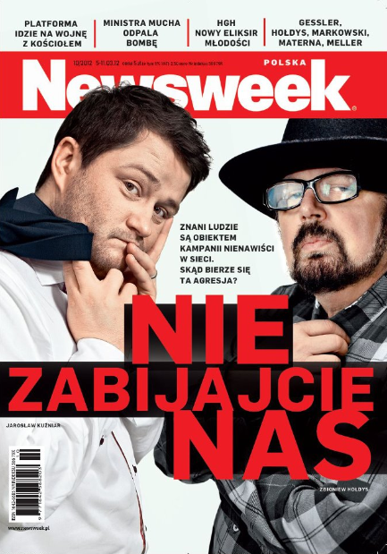 Okładka tygodnika Newsweek. Marzec 2012