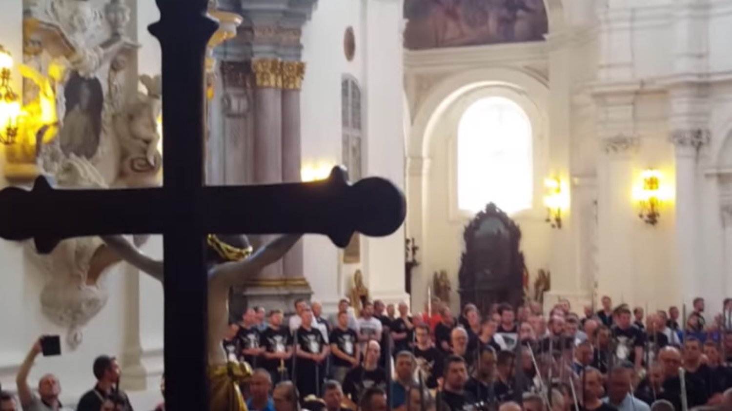 Wojownicy Maryi składają przysięgę, zdjęcie z 2018 roku.