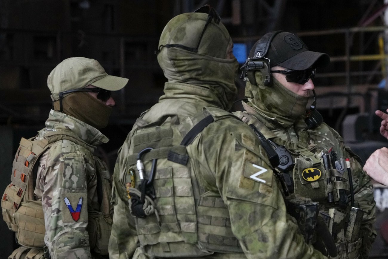 Rosyjscy żołnierze w obwodzie ługańskim