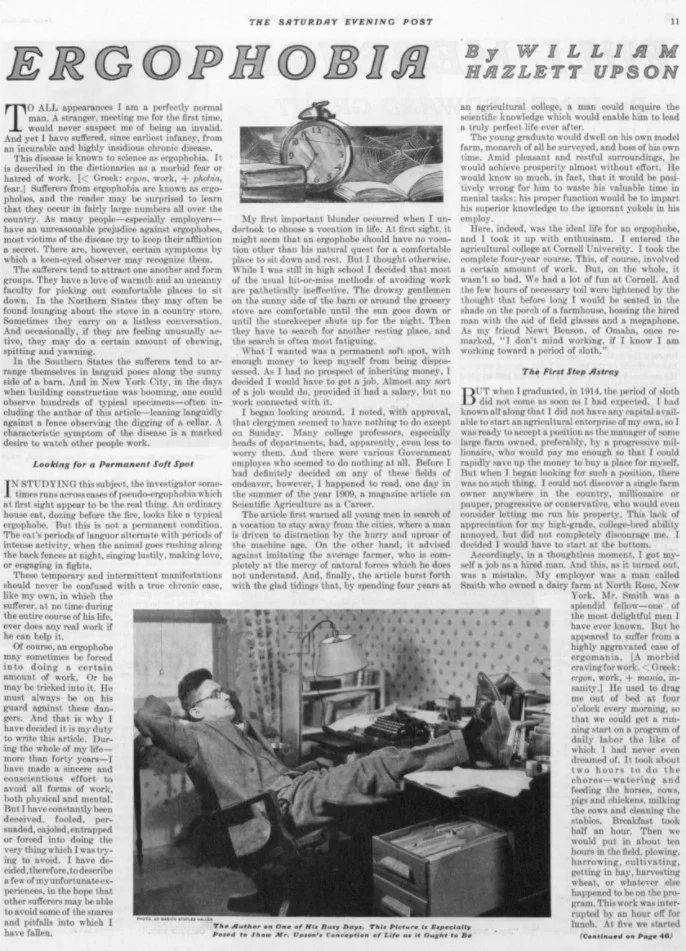 Co ciekawe, Upson w swojej twórczości literackiej czerpał inspirację ze swoich rzeczywistych doświadczeń w pracy.