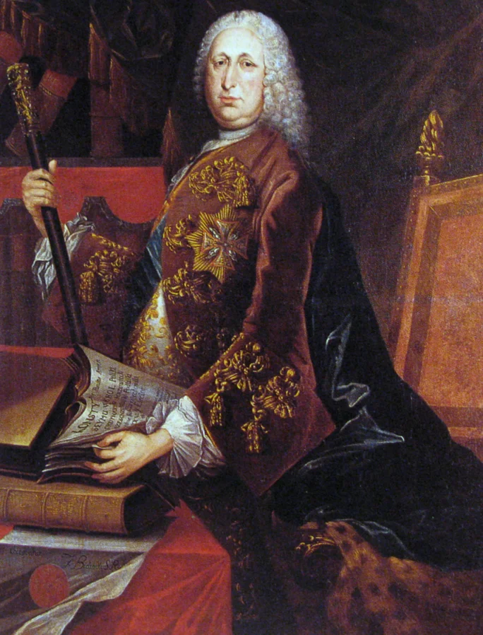 Marszałek Franciszek Bieliński - szef Komisji Brukowej w latach 1742-1766.